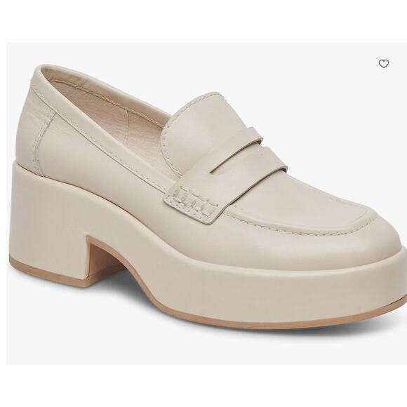 Dolce Vita Shoes - Dolce Vita Cream Heeled Loafers- it was too big. Reposhing.